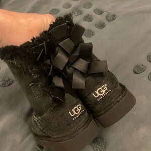 UGG Black Bailey Toddler Boots